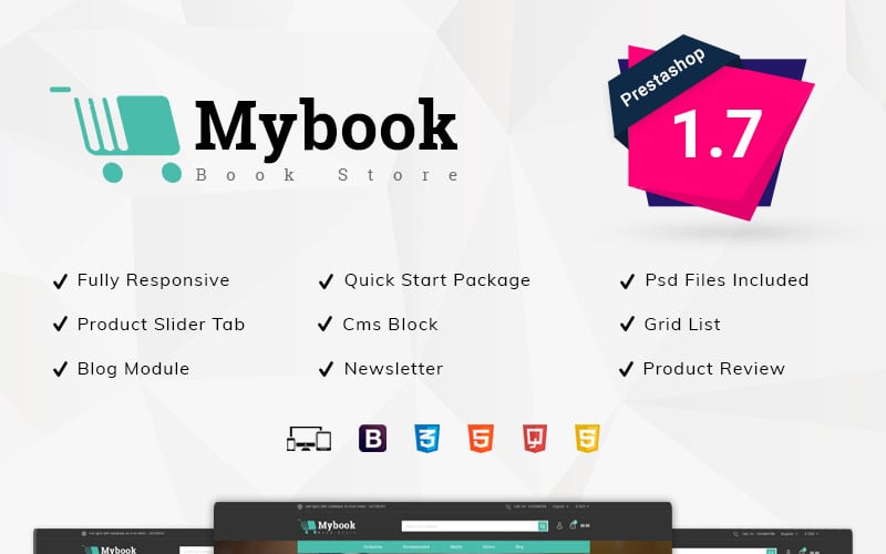 mybook book store prestashop theme original