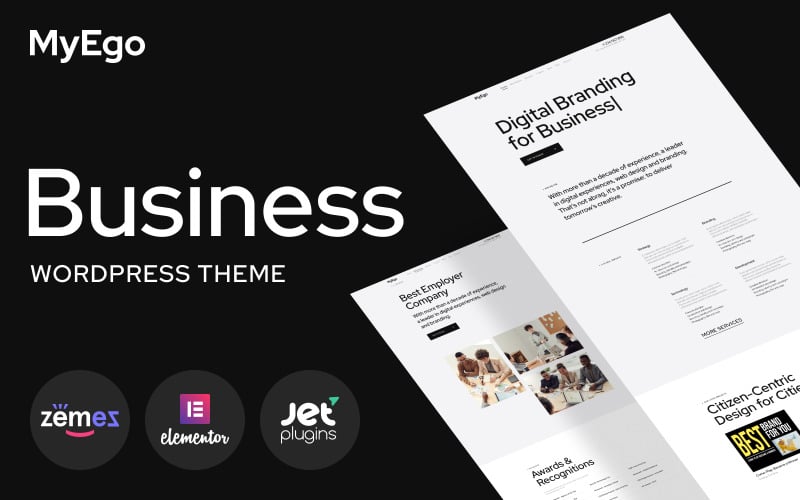 myego business website wordpress theme original