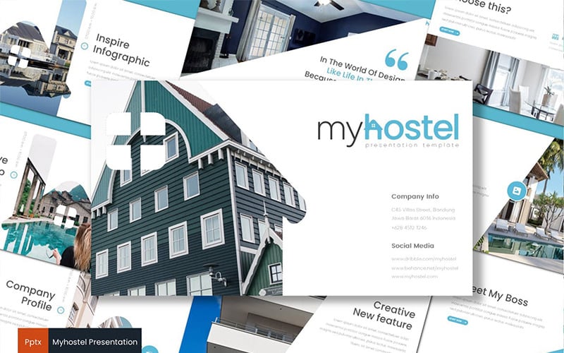myhostel powerpoint template original