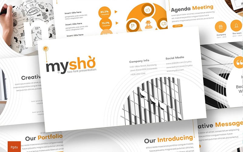 myshio powerpoint template original