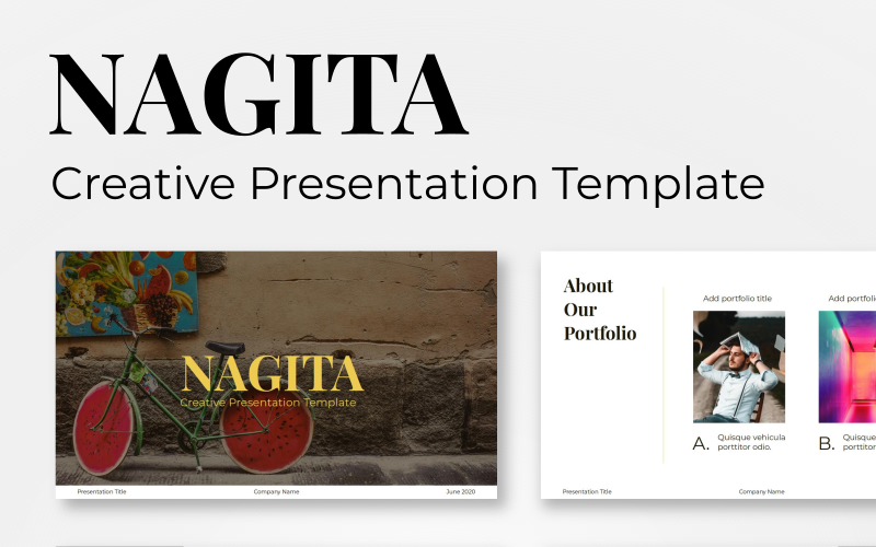 nagita creative powerpoint template original