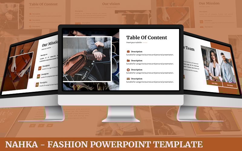 nahka fashion powerpoint template original