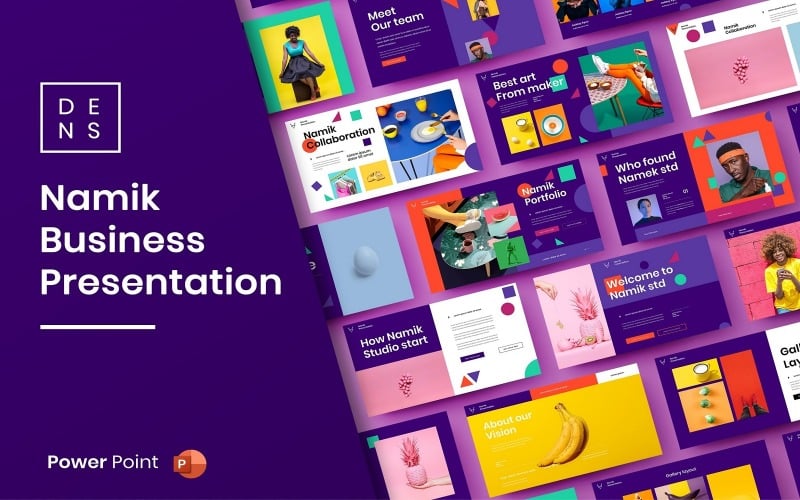 namik business powerpoint template original