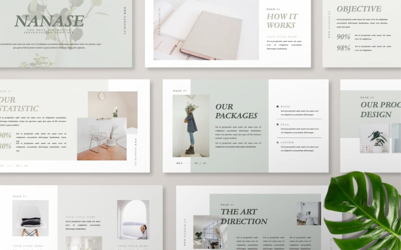 nanase presentation powerpoint template original