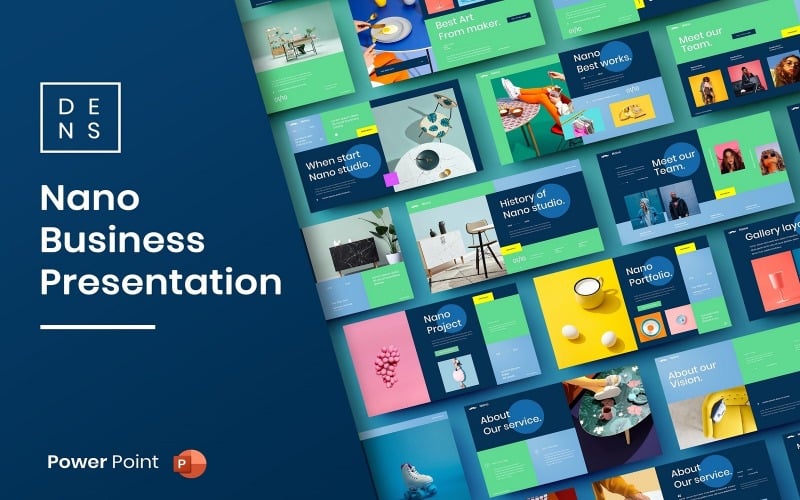 nano business powerpoint template original