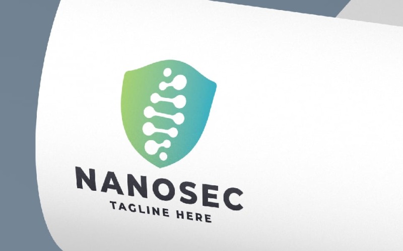 nano secure pro logo template original