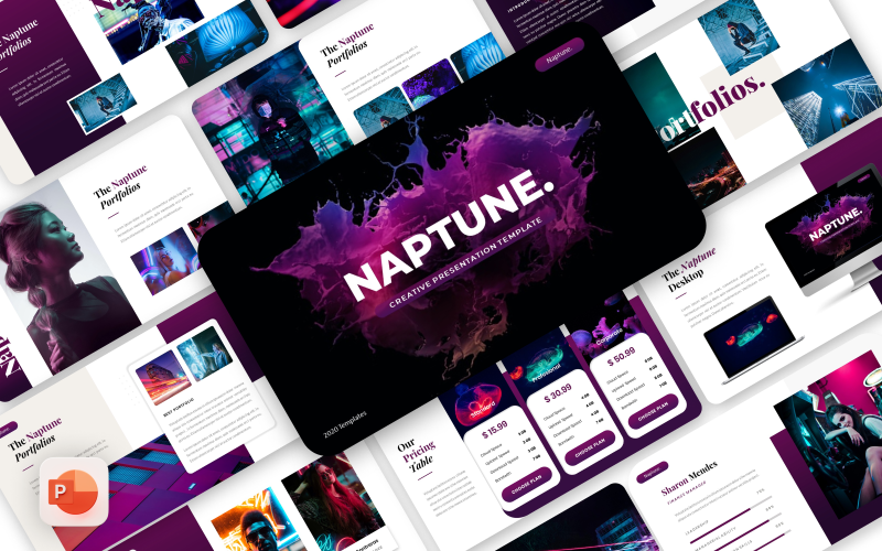 naptune creative business powerpoint template original