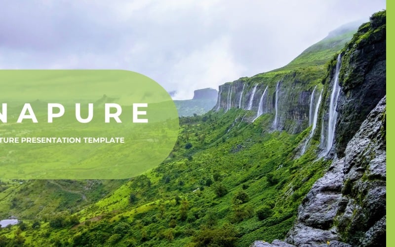 napure creative nature powerpoint template original