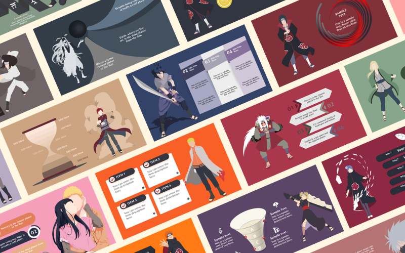 naruto anime powerpoint template original