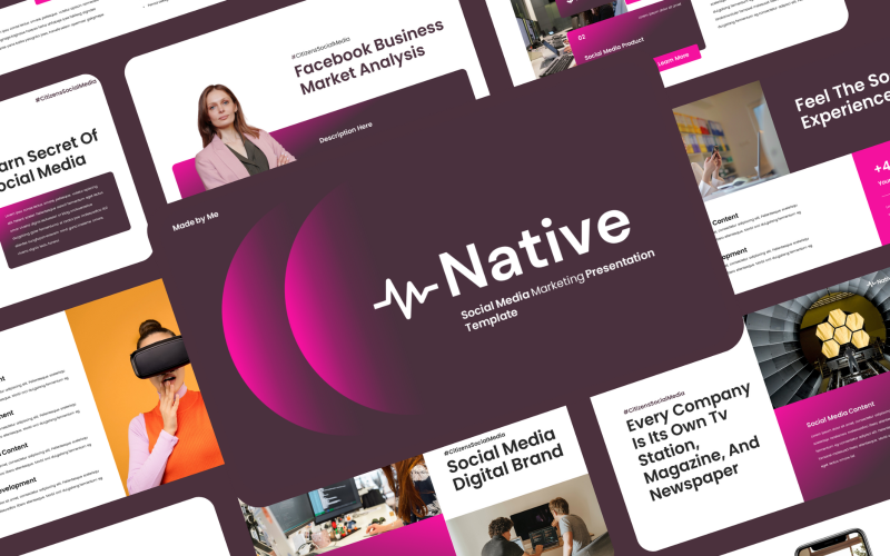native social media marketing presentation original