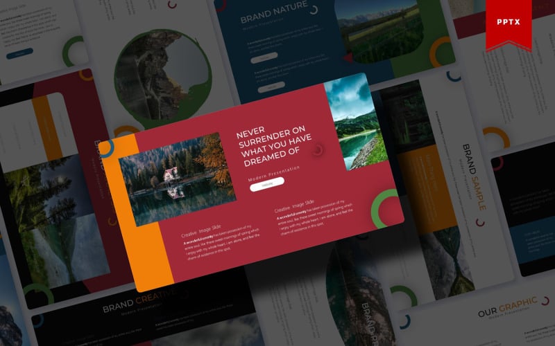 natura powerpoint template original