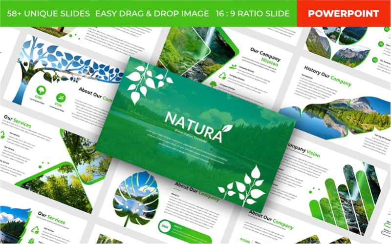 natura powerpoint template original