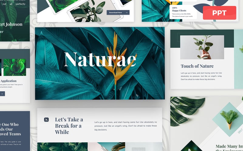 naturae powerpoint presentation template original