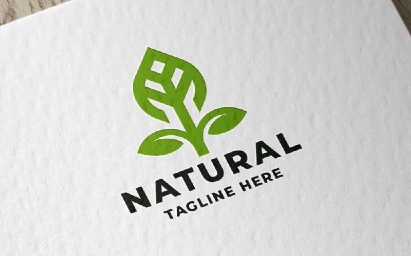 natural ecology pro logo template original