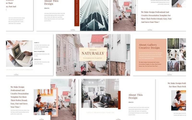 naturally powerpoint presentation template original