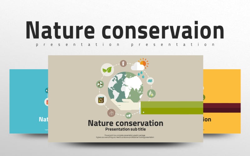 nature conservation powerpoint template original
