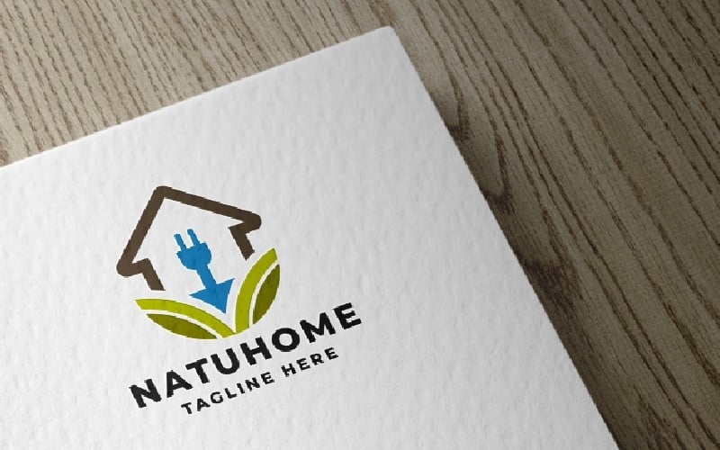 nature home pro logo template original