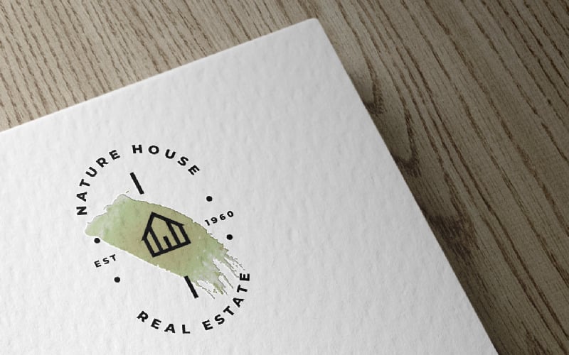 nature house pro logo template original