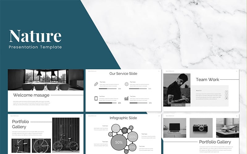 nature powerpoint template original