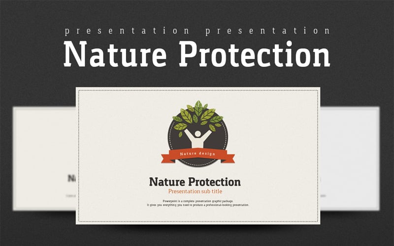 nature protection powerpoint template original