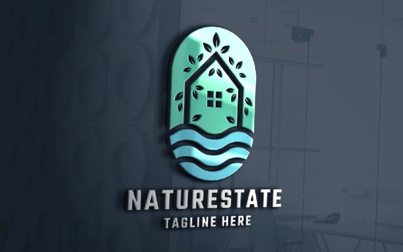 nature real estate pro logo template original