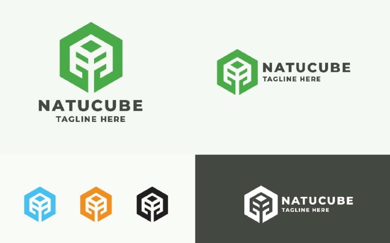 nature tree cube pro logo original