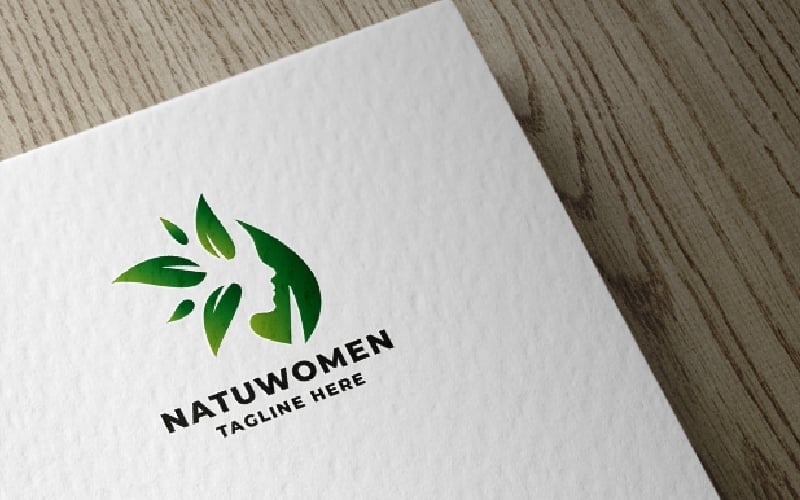 nature women pro logo template original