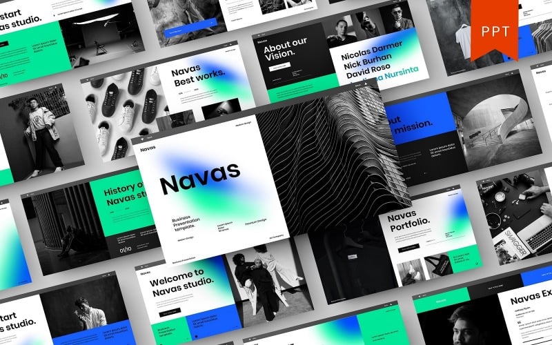navas business powerpoint template original