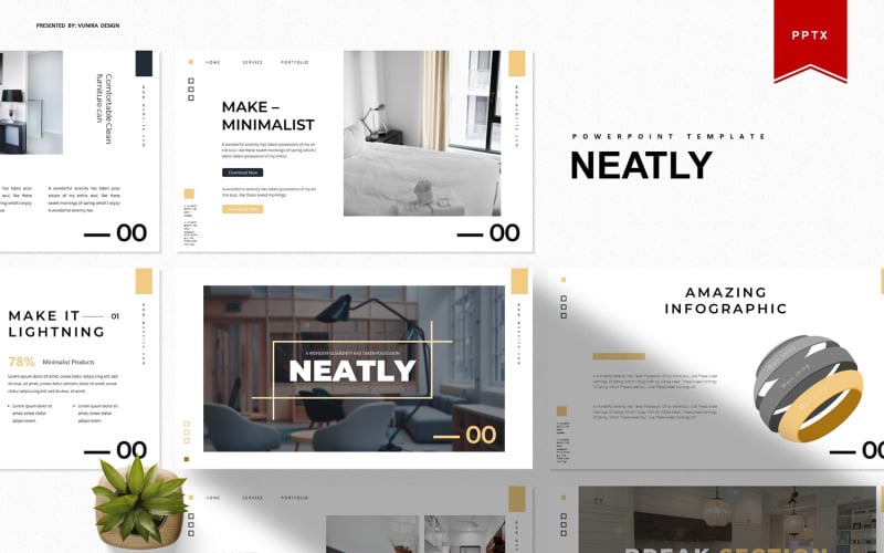 neatly powerpoint template original