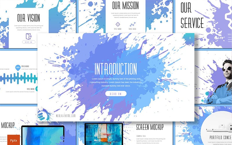 nebla powerpoint template original