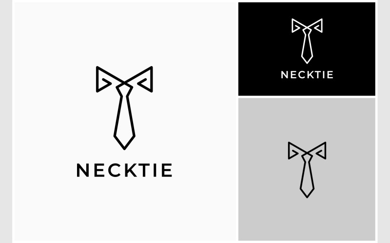 necktie tie clothes simple logo original