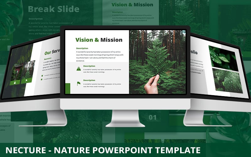 nectura nature powerpoint template original