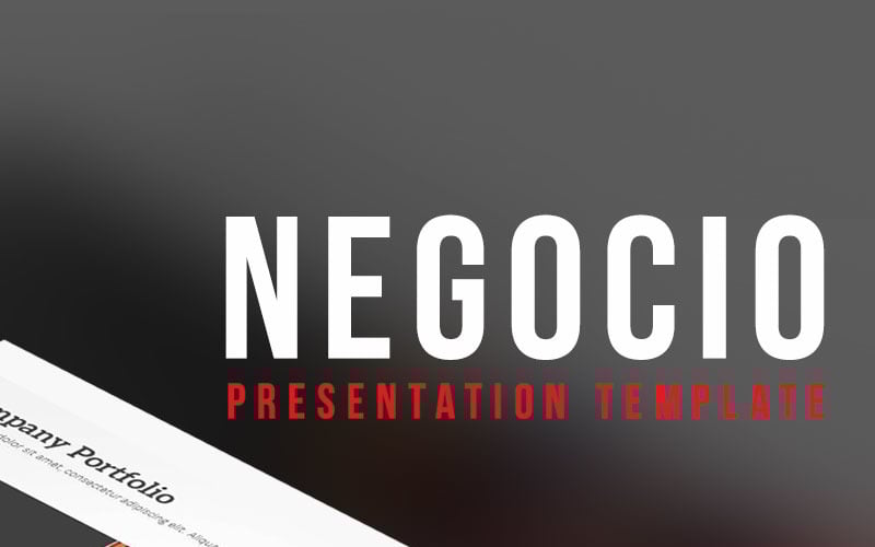 negocio presentation template powerpoint template original