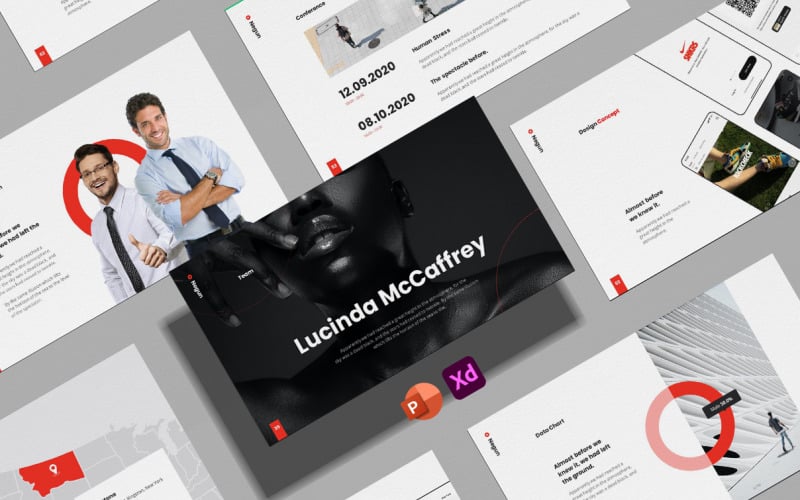 negun smooth animation template powerpoint template original