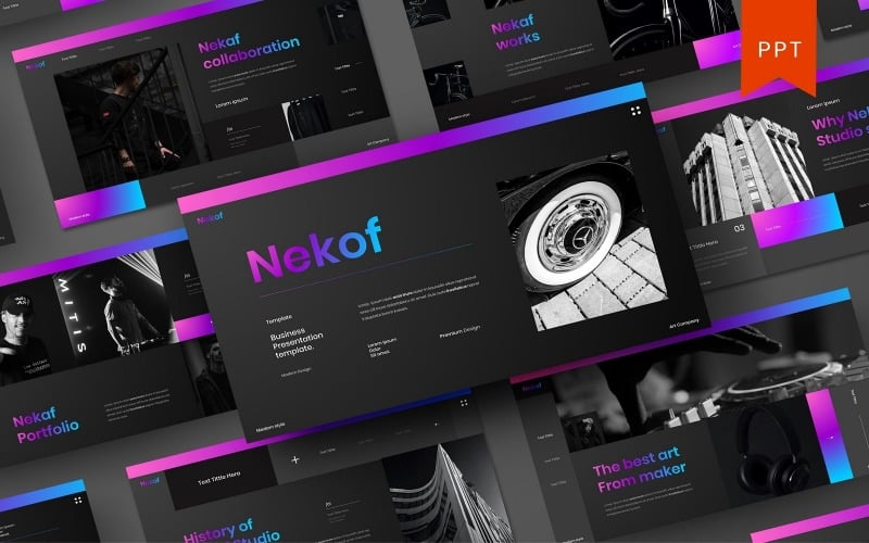 nekof business powerpoint template original