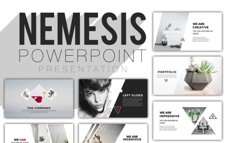 nemesis powerpoint presentation template edition original