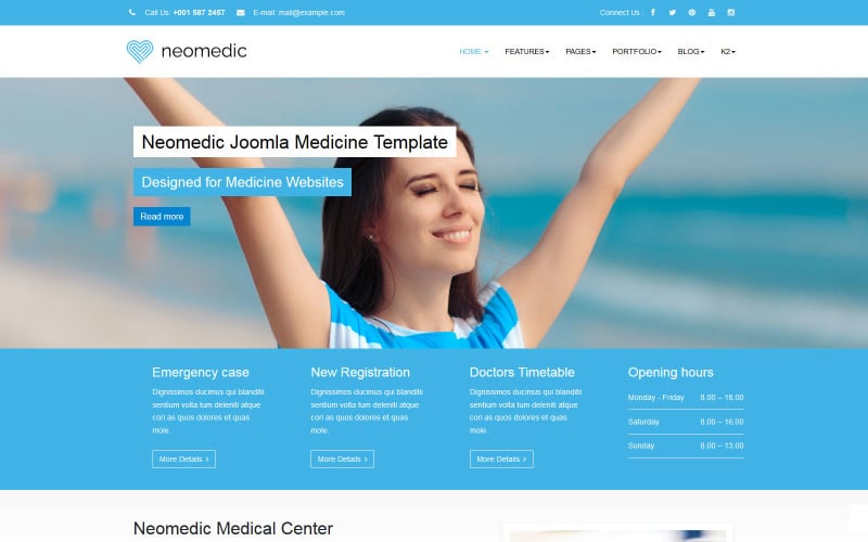 neomedic medical joomla joomla and joomla template original