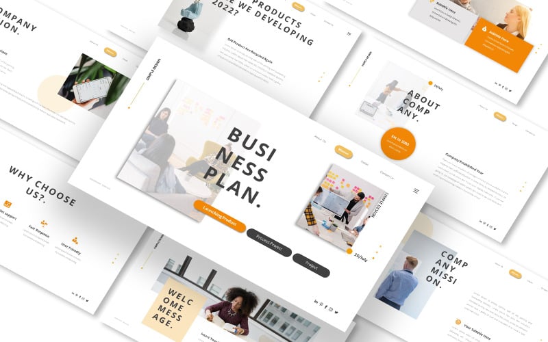 nero business plan powerpoint template original