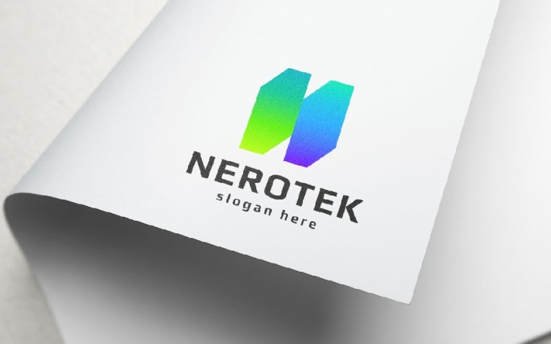 nerotek letter n pro logo original