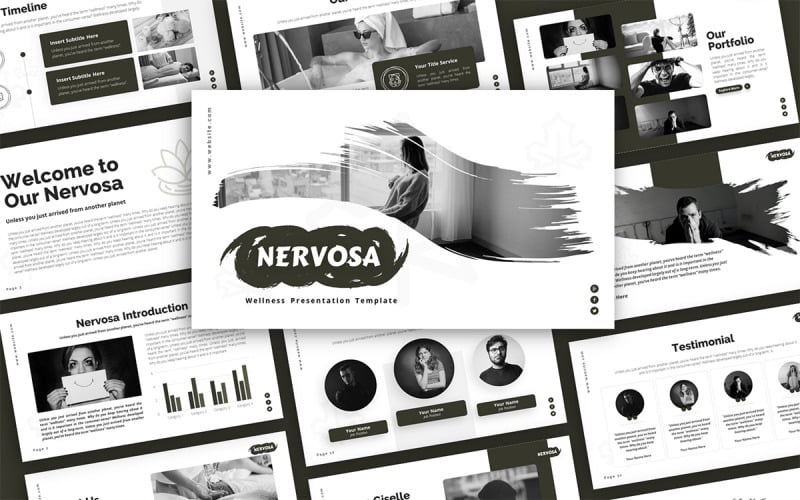 nervosa wellness multipurpose powerpoint presentation template original