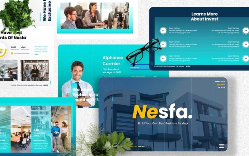 nesfa corporate powerpoint templates original