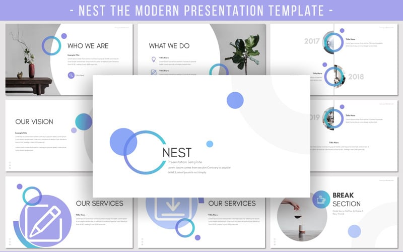 nest powerpoint template original