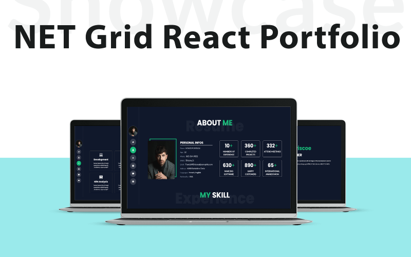 netgrid react portfolio web template original