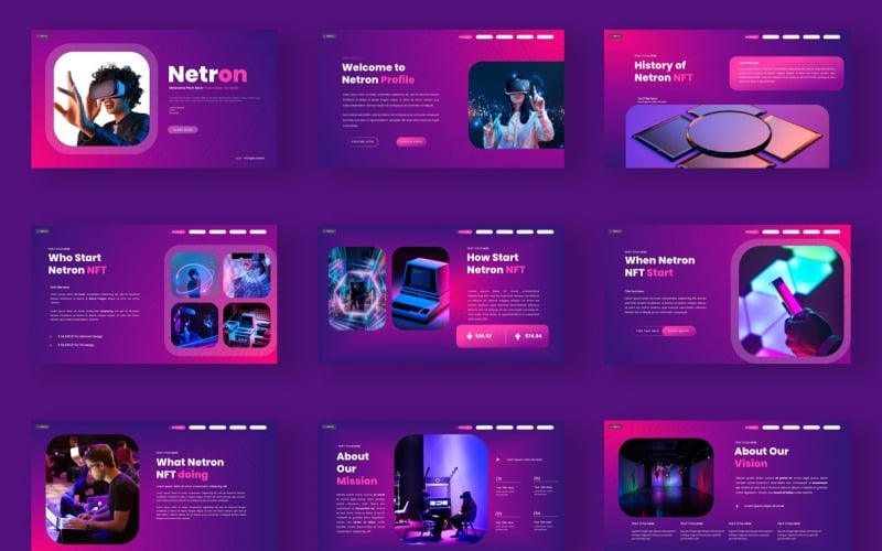 netron powerpoint template original