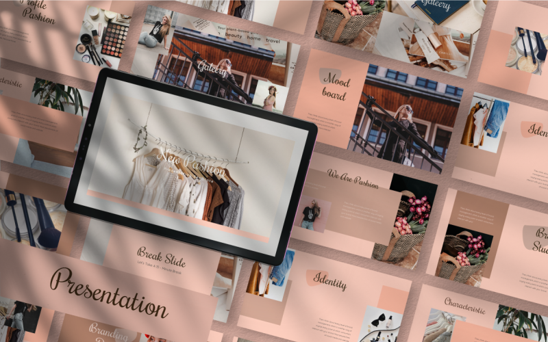new pashion powerpoint template original