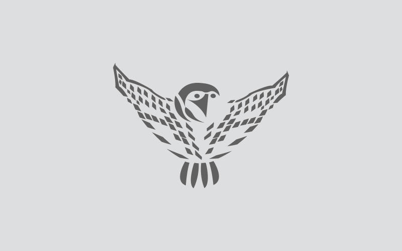 new popular owl flying logo template original