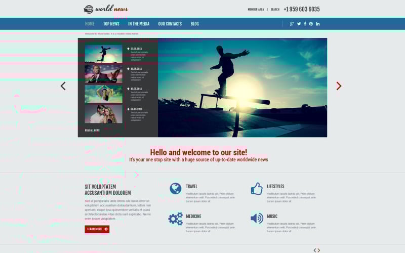 news portal responsive joomla template original