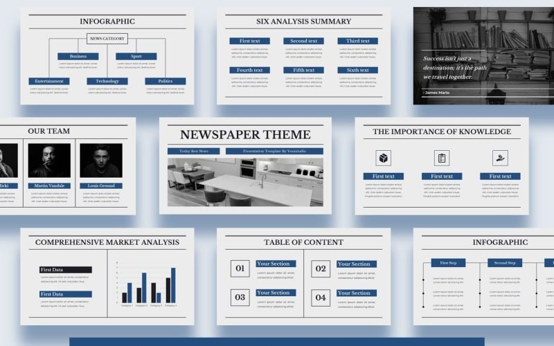 newspaper powerpoint presentation template original