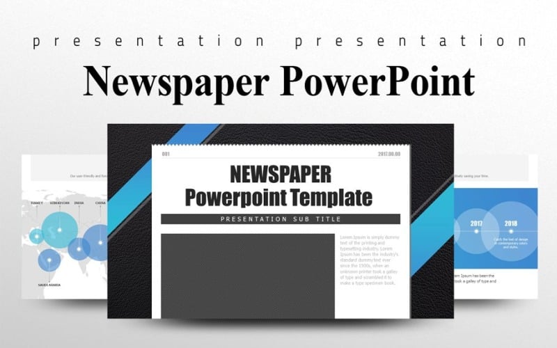 newspaper powerpoint template original