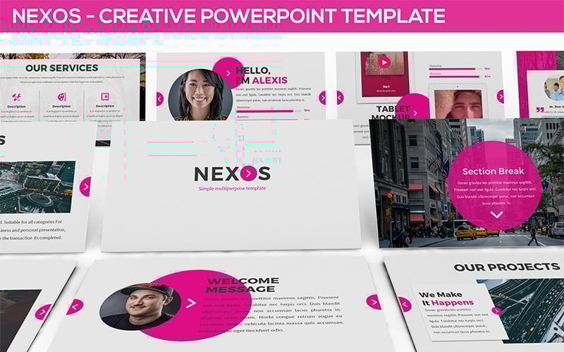 nexos creative powerpoint template original